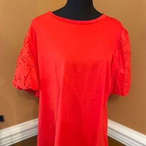 New cute puff sleeves top